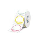 2 Types Round 30mm Thermal Label 3 Rolls Set For SK58/SK20/SK35/SK45/SK27