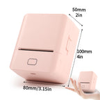 SK20 Mini Thermal Printer with 3 Rolls of Labels (1x White + 1x Holographic + 1x Transparent)(US Local Shippment)