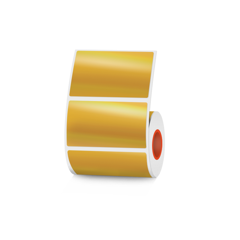 Gold Laser Holographic Thermal Labels 3 Rolls Set For SK20/SK35/SK45/SK27