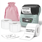SK58 Portable Thermal Printer with 3 Rolls of White Labels and Dust Bag（Malaysia Local Shippment）