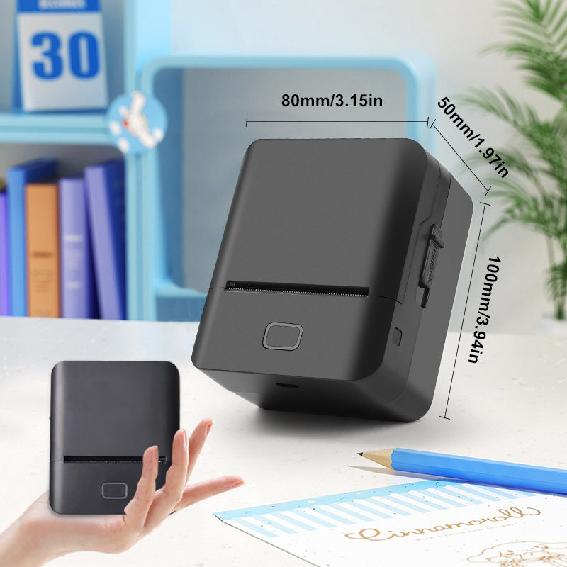 SK20 Mini Thermal Printer with 1 Roll of white Thermal Label (Australia Local Shippment）