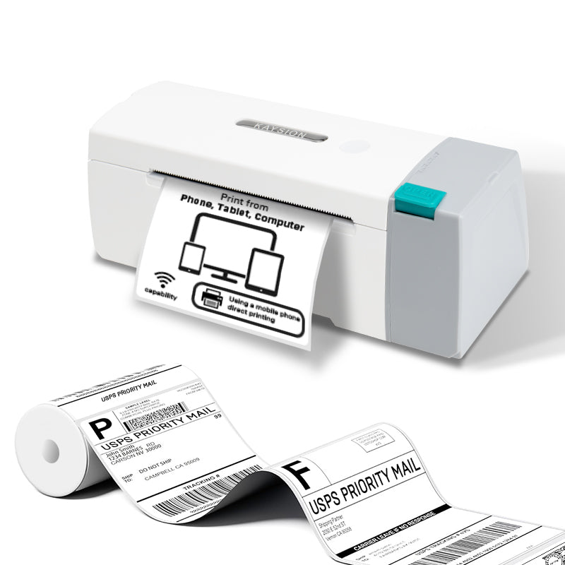 Bluetooth&amp;Skribtabla Loĝistika Etikedprintilo SK-45 4 coloj