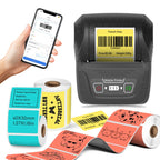 SK58 Mini Thermal Printer with 3 Rolls of Color Label(EU Local Shippment)