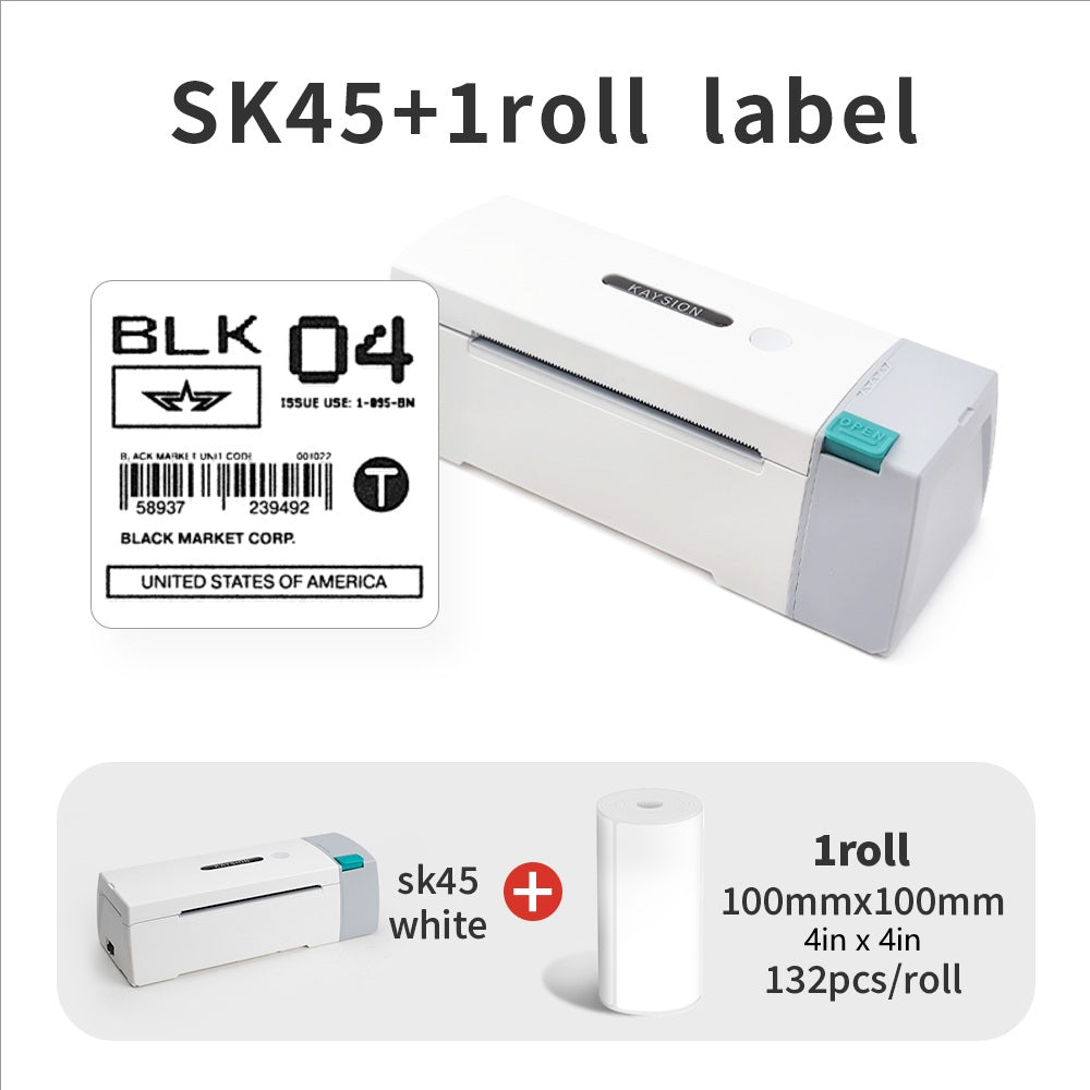 SK45 Thermal  Printer with 1 Roll Label（NZ Local Shippment）