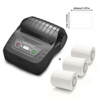 SK58 Portable Thermal Printer with 3 Rolls Label（Japan Local Shippment）