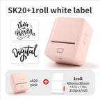 SK20 Mini Thermal Printer with 1 roll of White Label(US Local Shippment)