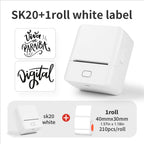 SK20 Mini Thermal Printer with 1 roll of White Label(US Local Shippment)